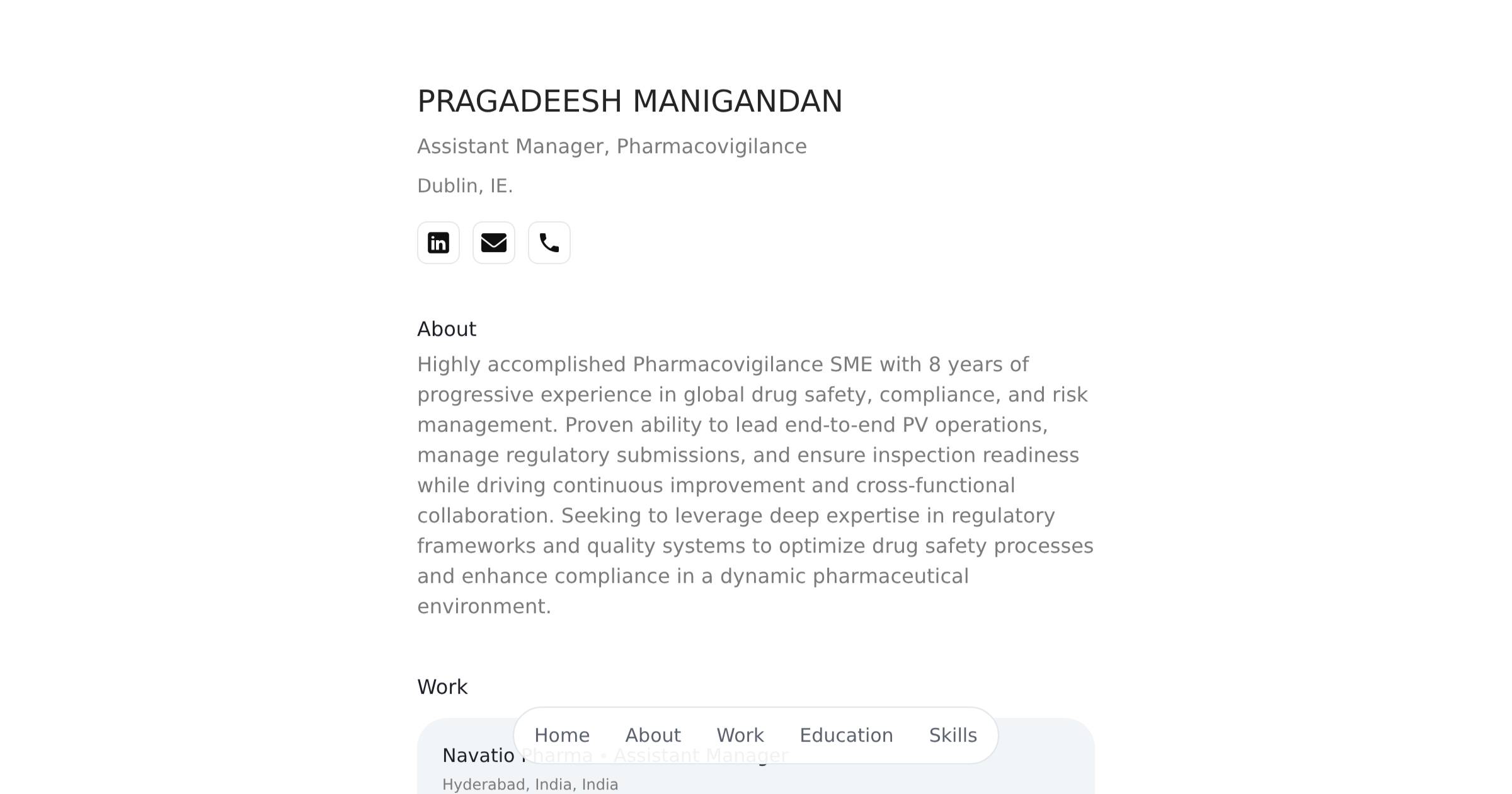 PRAGADEESH MANIGANDAN