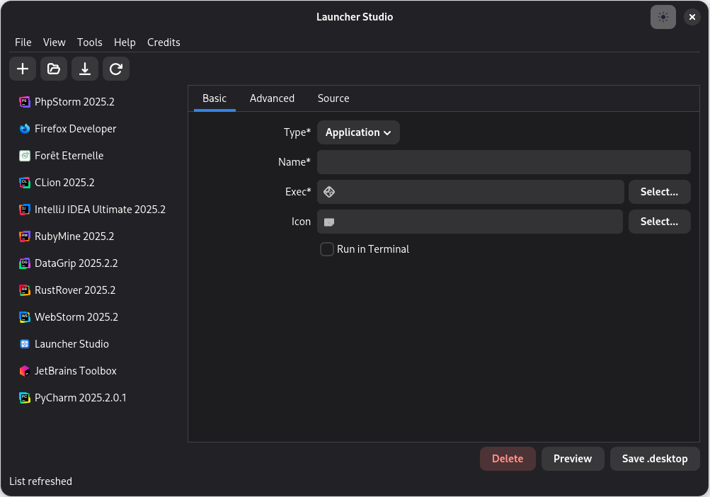 Launcher Studio