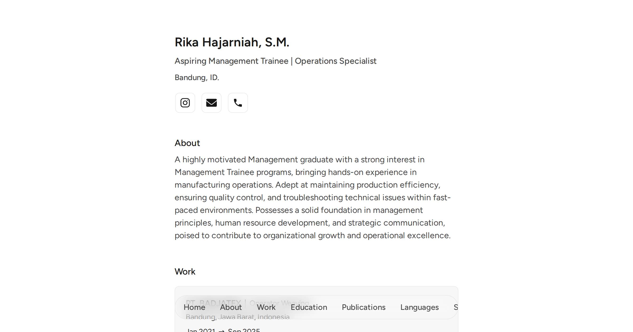 Rika Hajarniah, S.M.