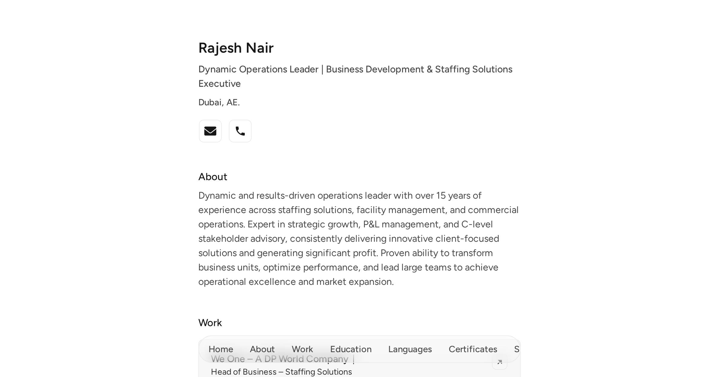 Rajesh Nair