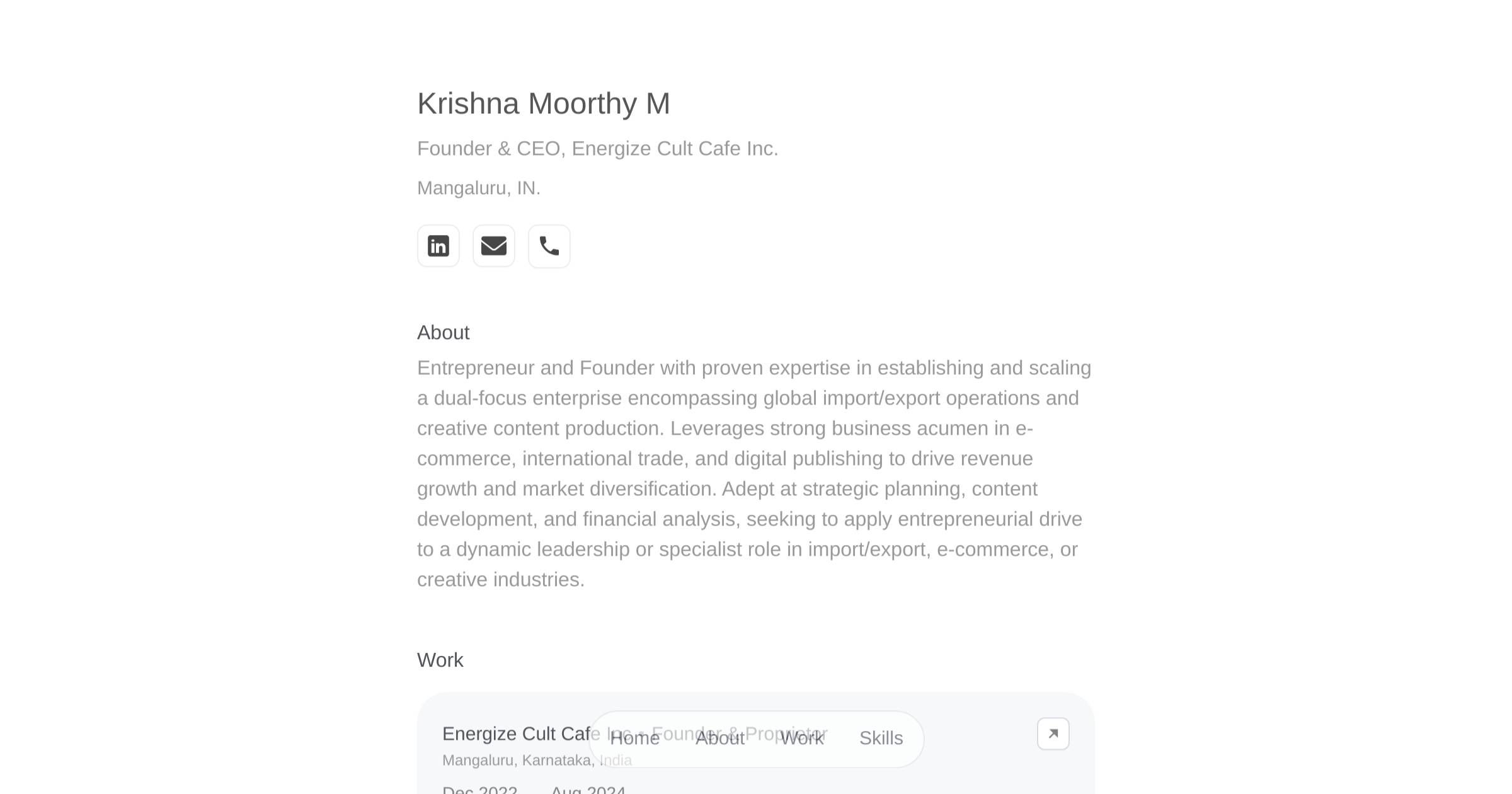 Krishna Moorthy M