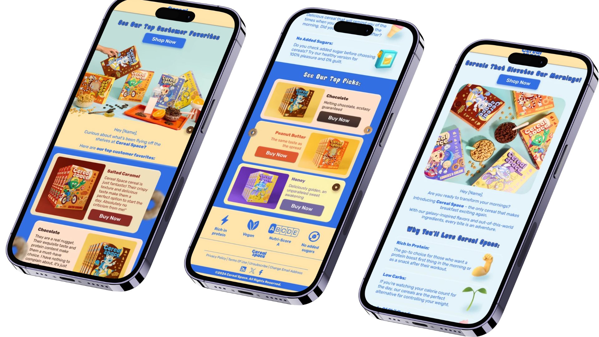 CEREAL SPACE Email Marketing