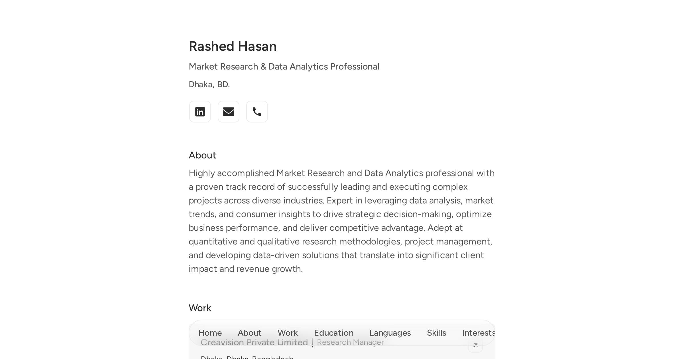Si Rashed Hasan Rana Rashed Hasan