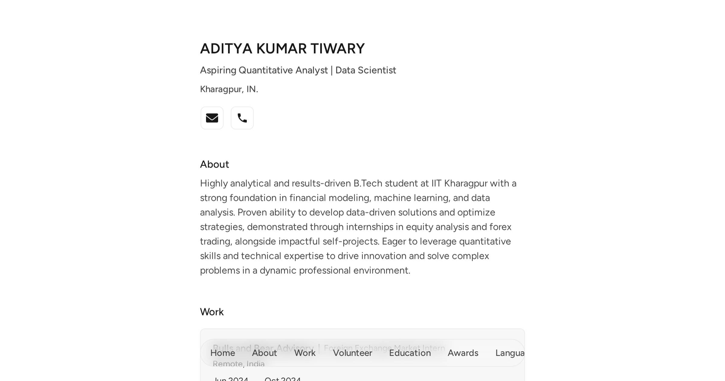 ADITYA KUMAR TIWARY