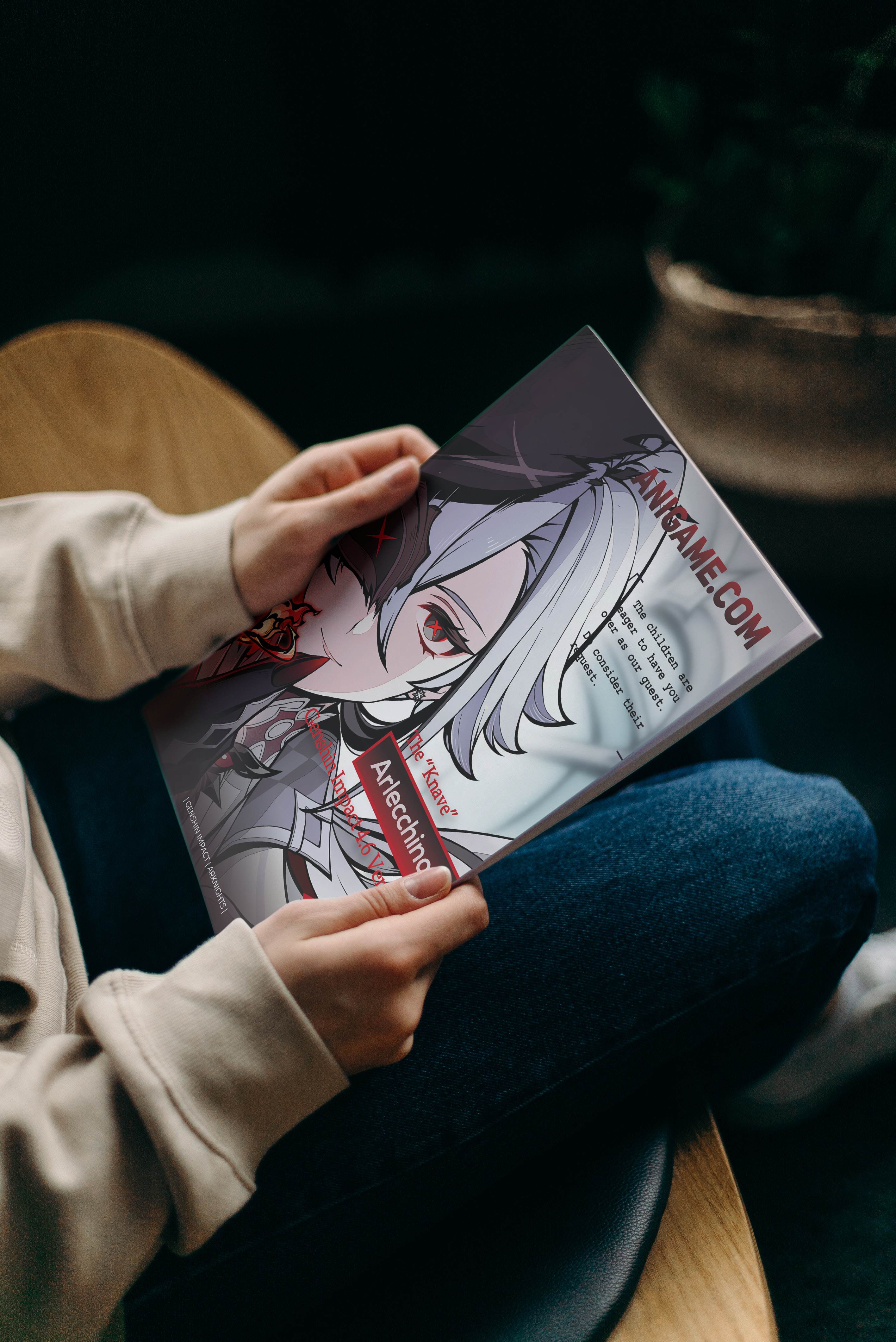 Hand Held Magazine Mockup