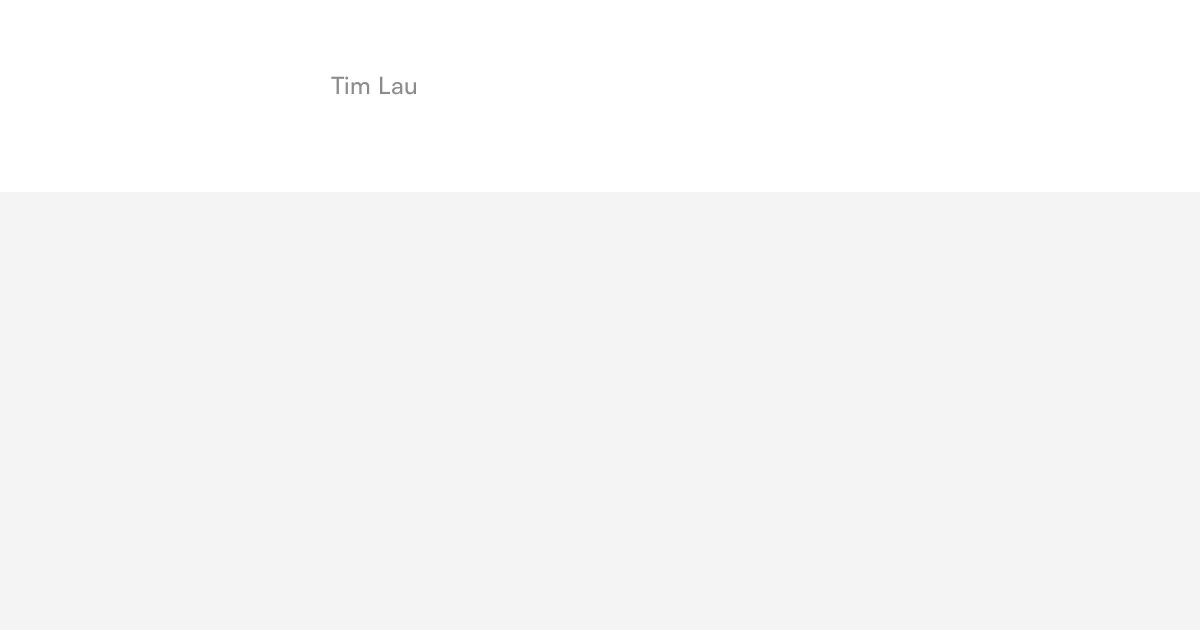 Tim Lau Controller Tim Lau
