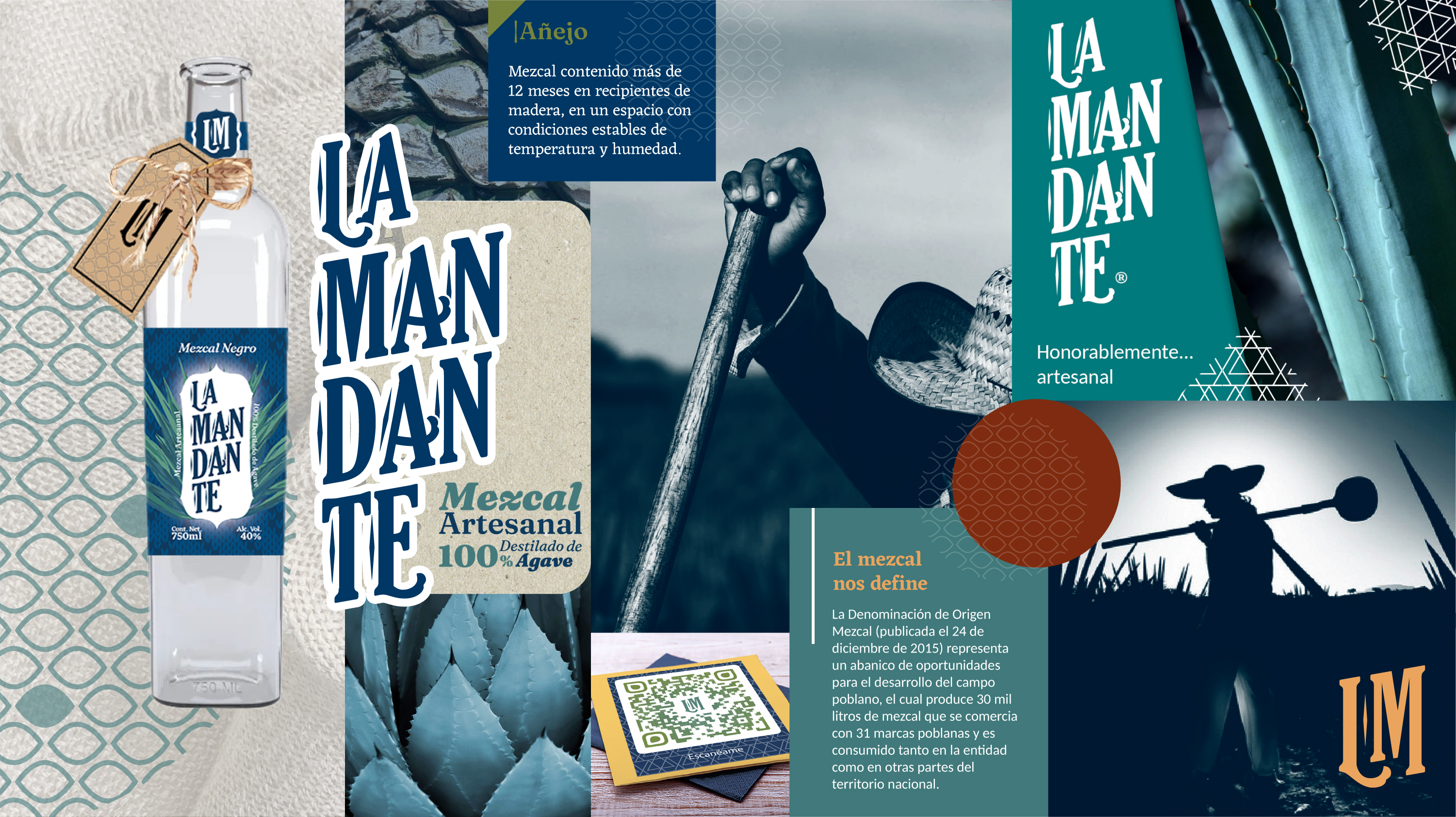 Rebranding «La Mandante, Mezcal Artesanal»