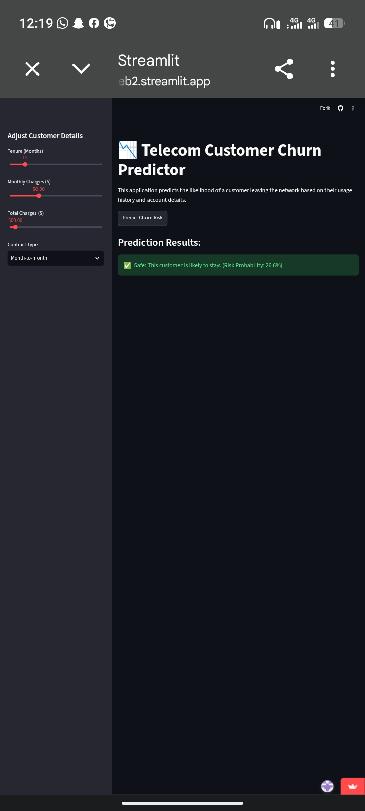 Telecom Customer Churn Prediction