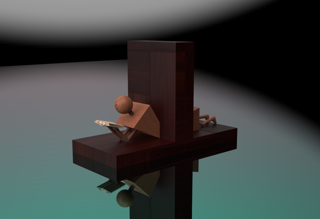 Bookends CAD Modeling and Rendering