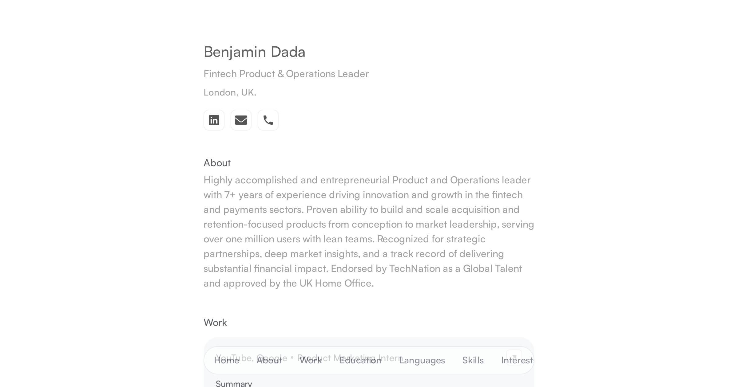 Benjamin Dada