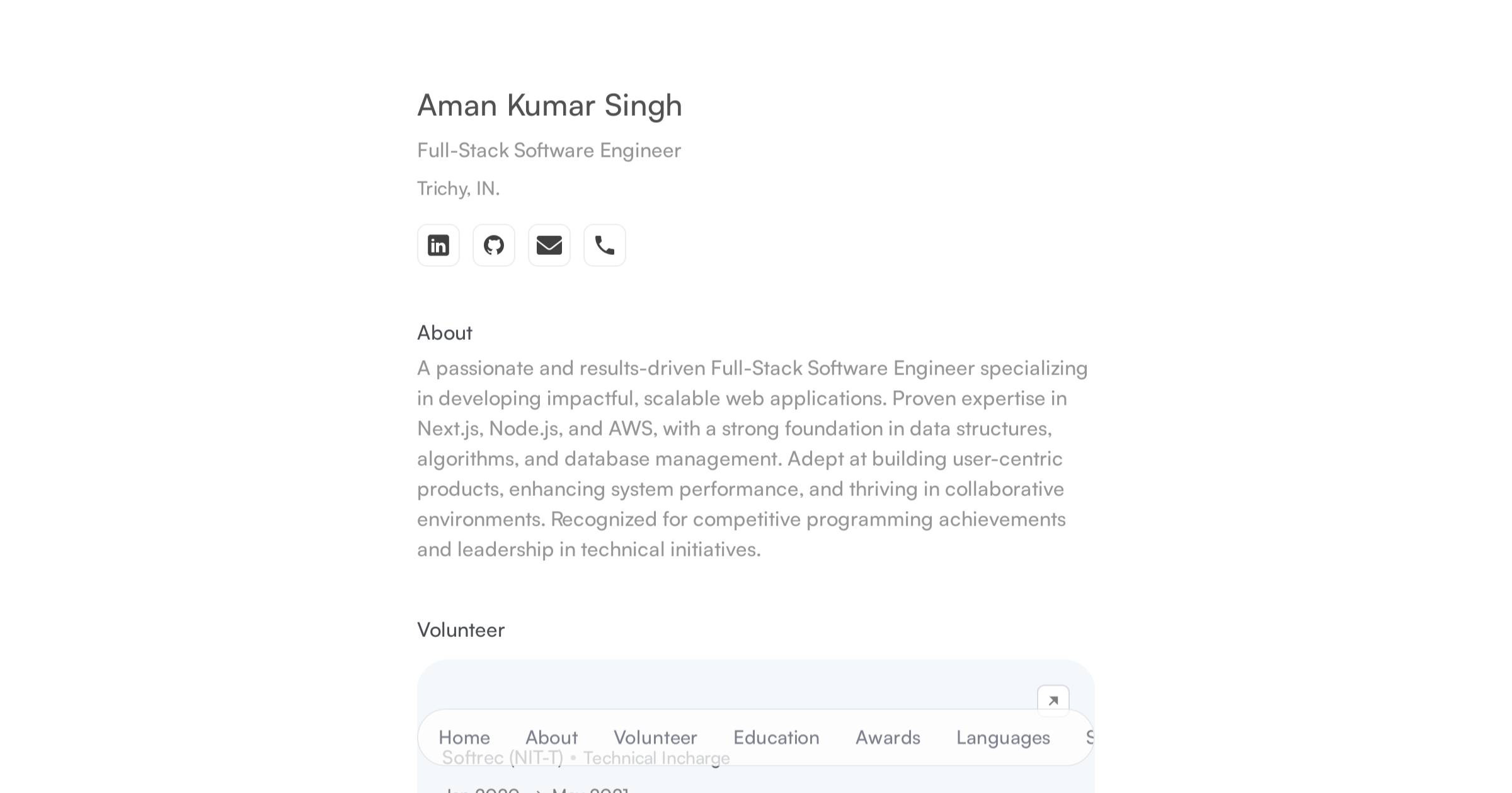 Aman Kumar Singh