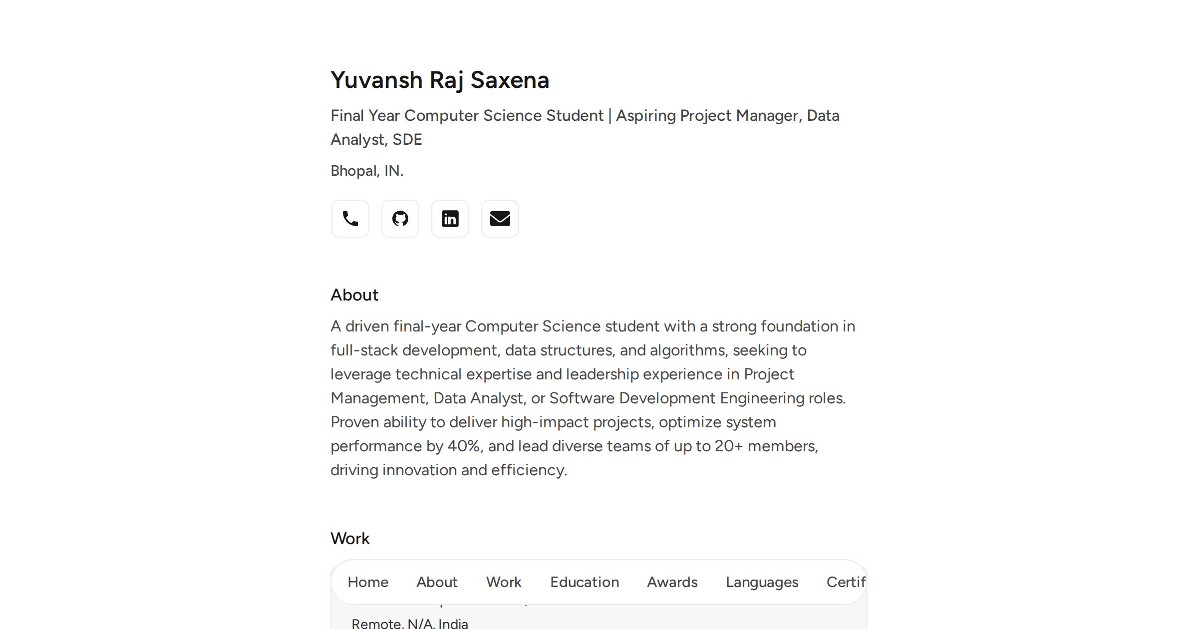 Yuvansh Raj Saxena