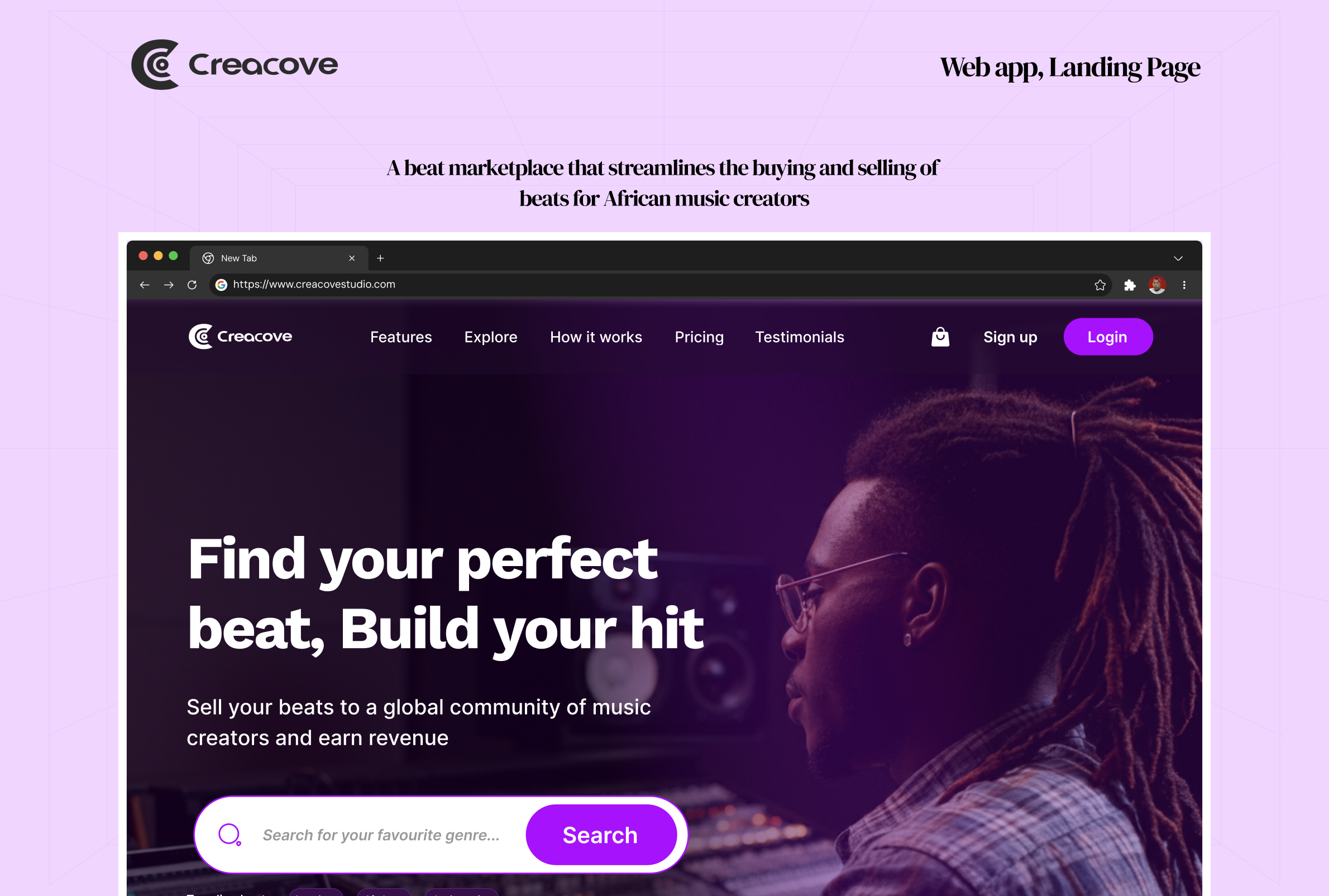 Creacove- Beat Marketplace