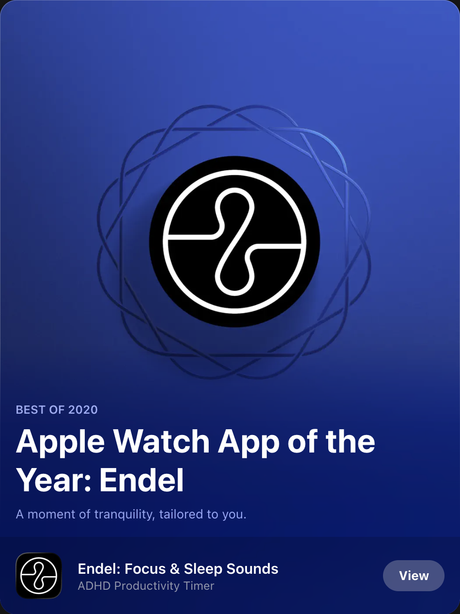 Apple Watch App of the year: Endel