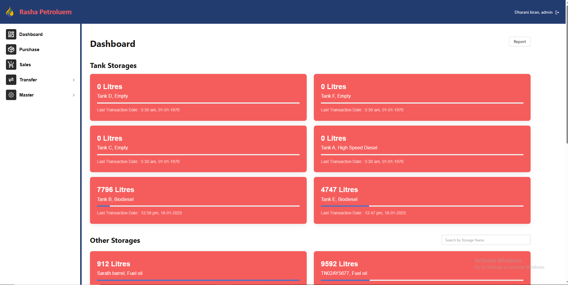 Rasha Petroleum Web Application