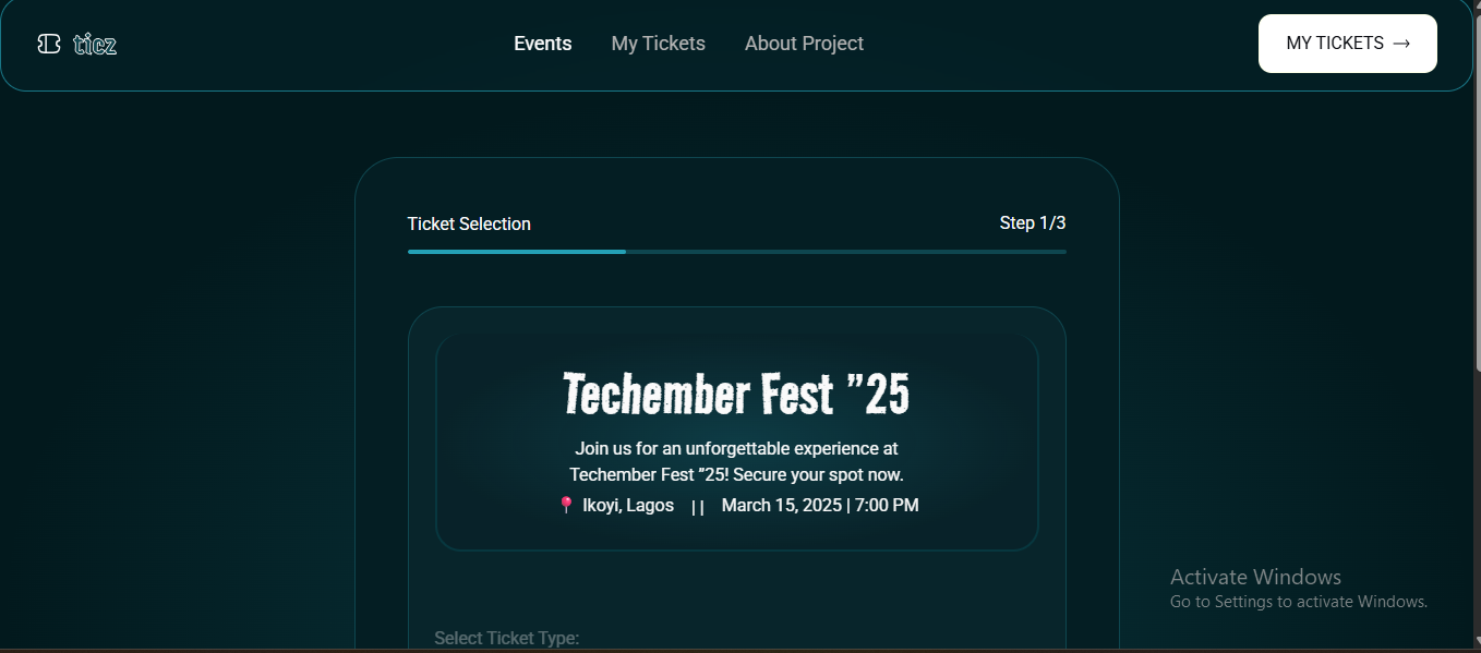 Ticket Generator